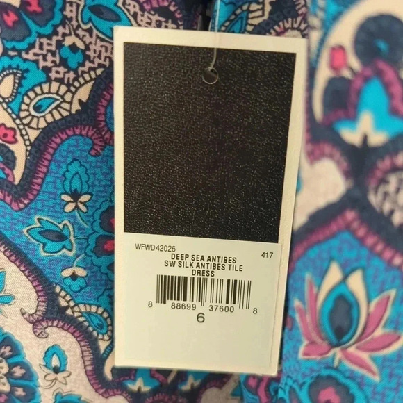 Juicy Couture Black Label Women's SW Silk Antibes Tile Dress - Picture 8 of 10